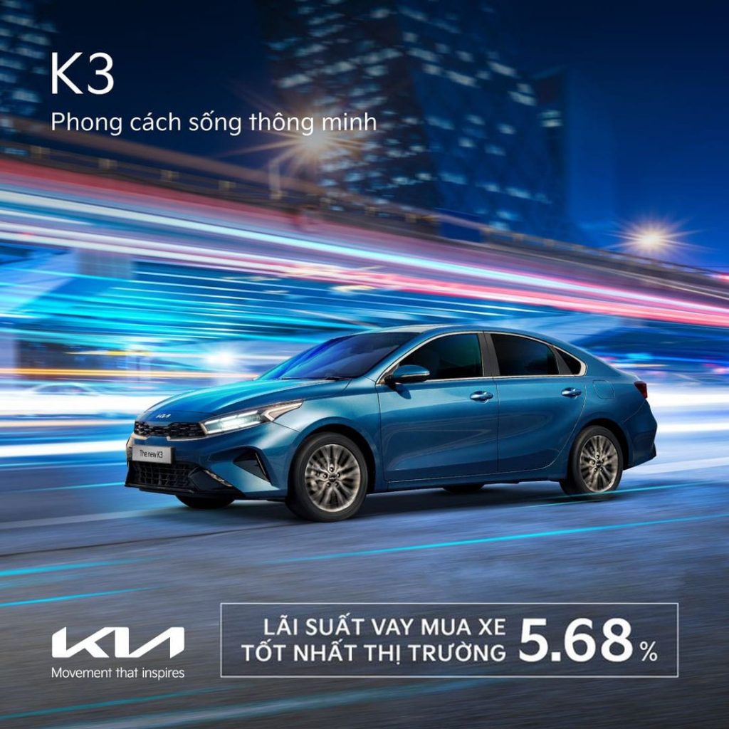 mua xe kia k3 trả góp
