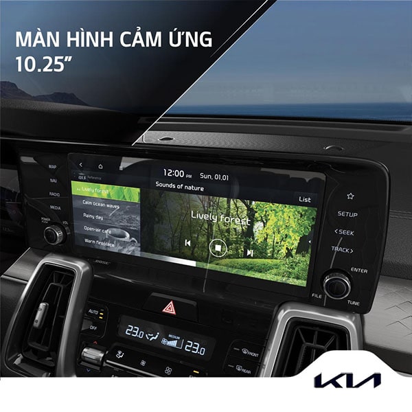 nội thất kia sorento