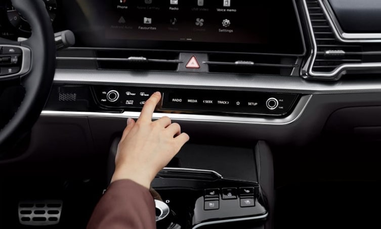 nội thất kia sportage